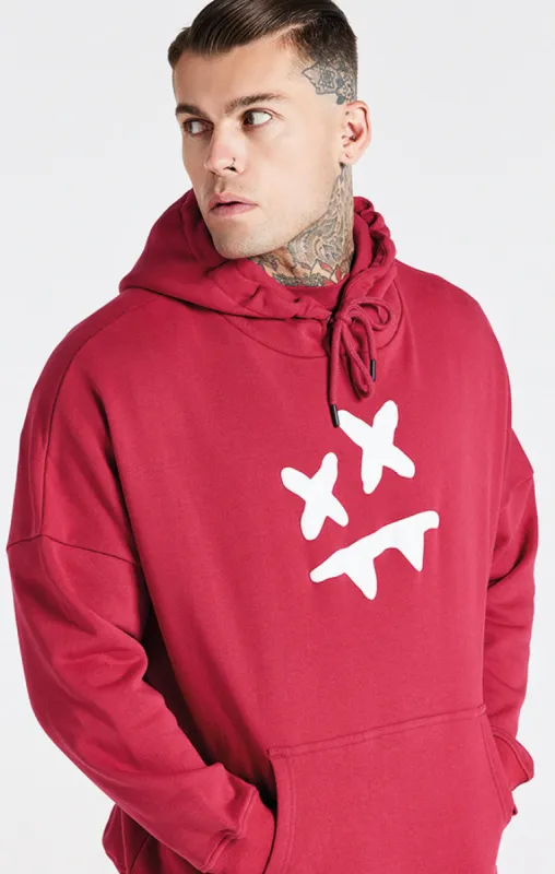 SikSilk X Steve Aoki Oversized Hoodie - Pink sold by Siksilk