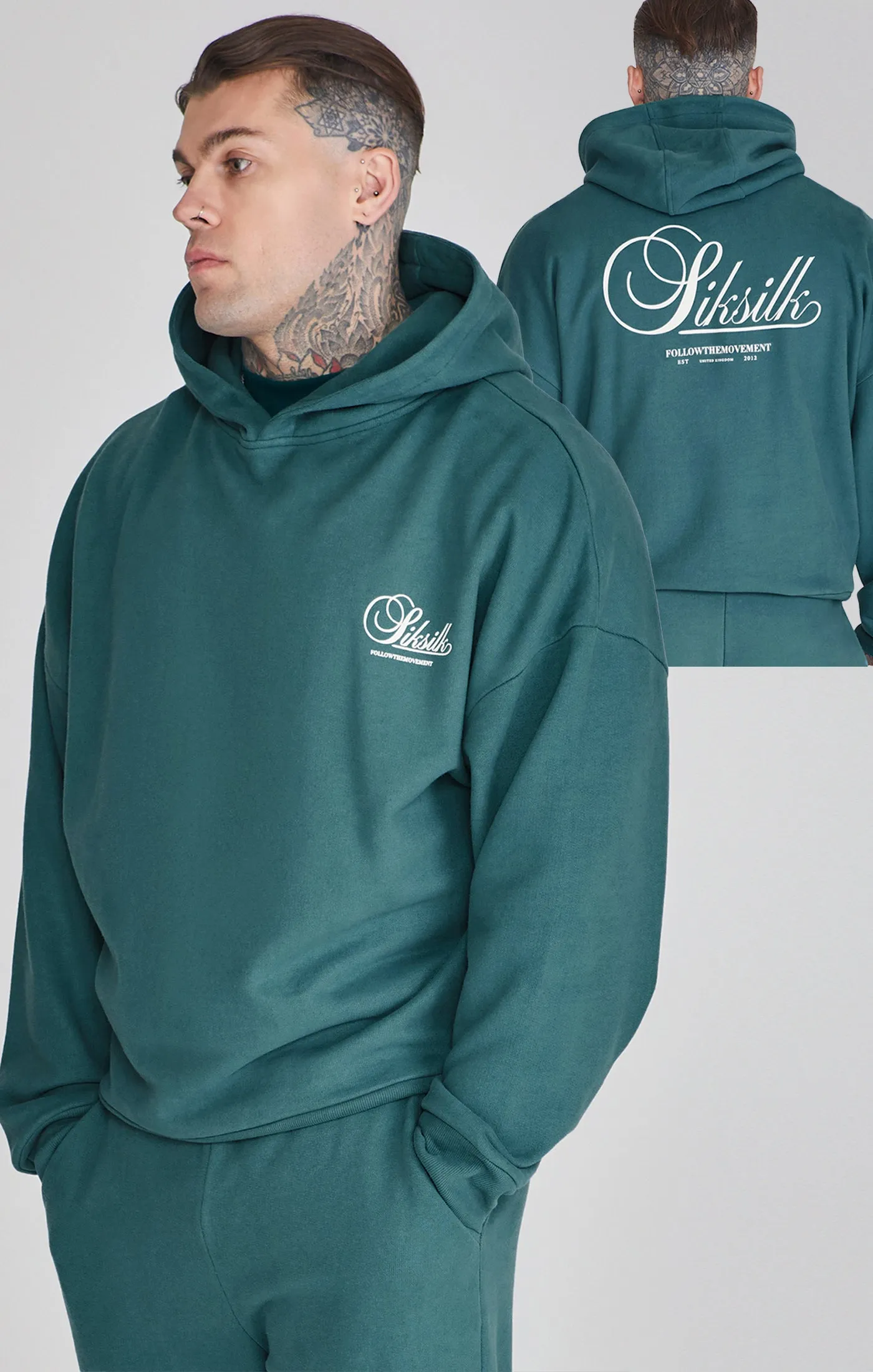 Green Graphic Hoodie sold by Siksilk
