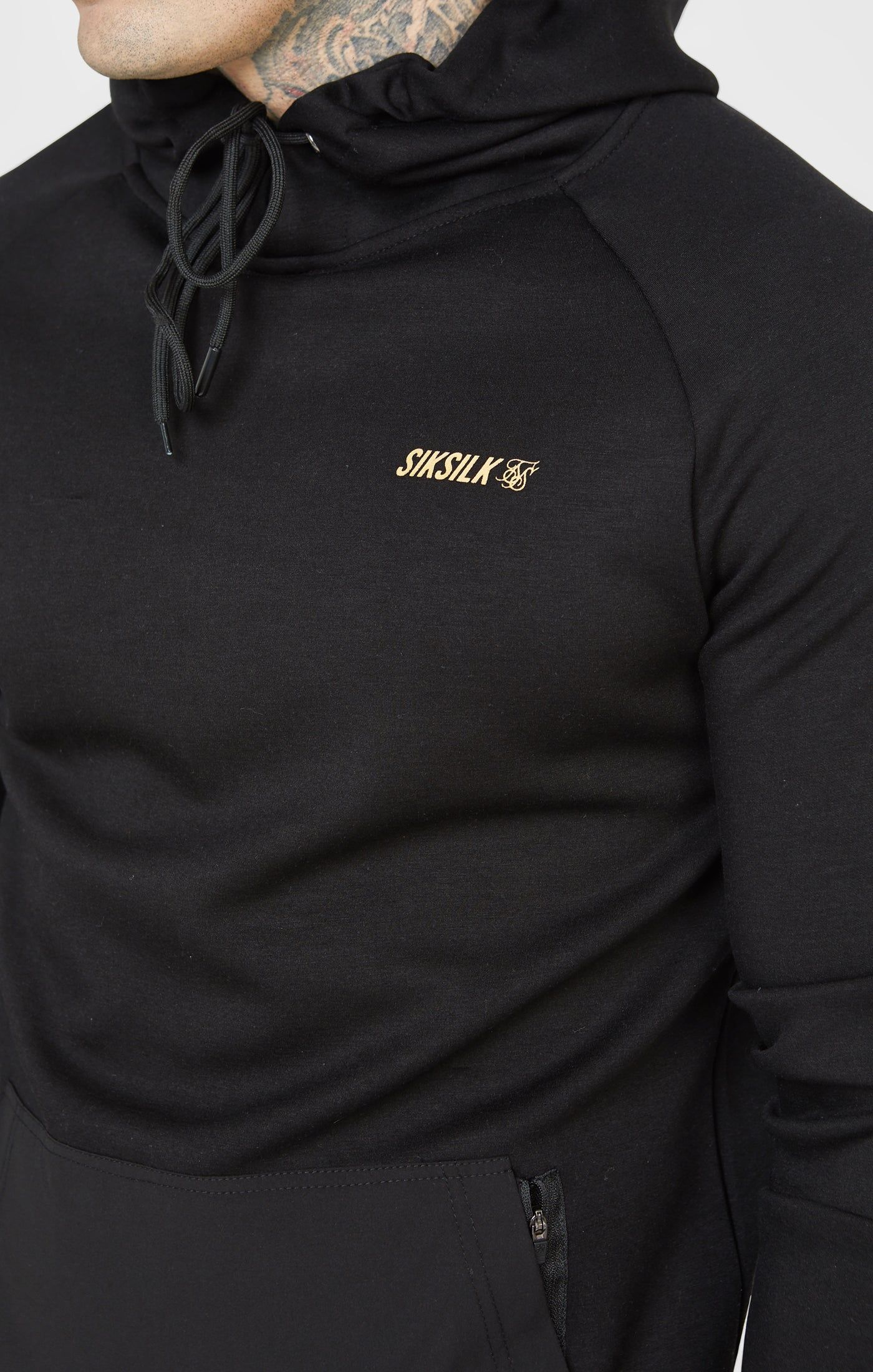 Black Sports Hoodie sold by Siksilk product image thumbnail 2