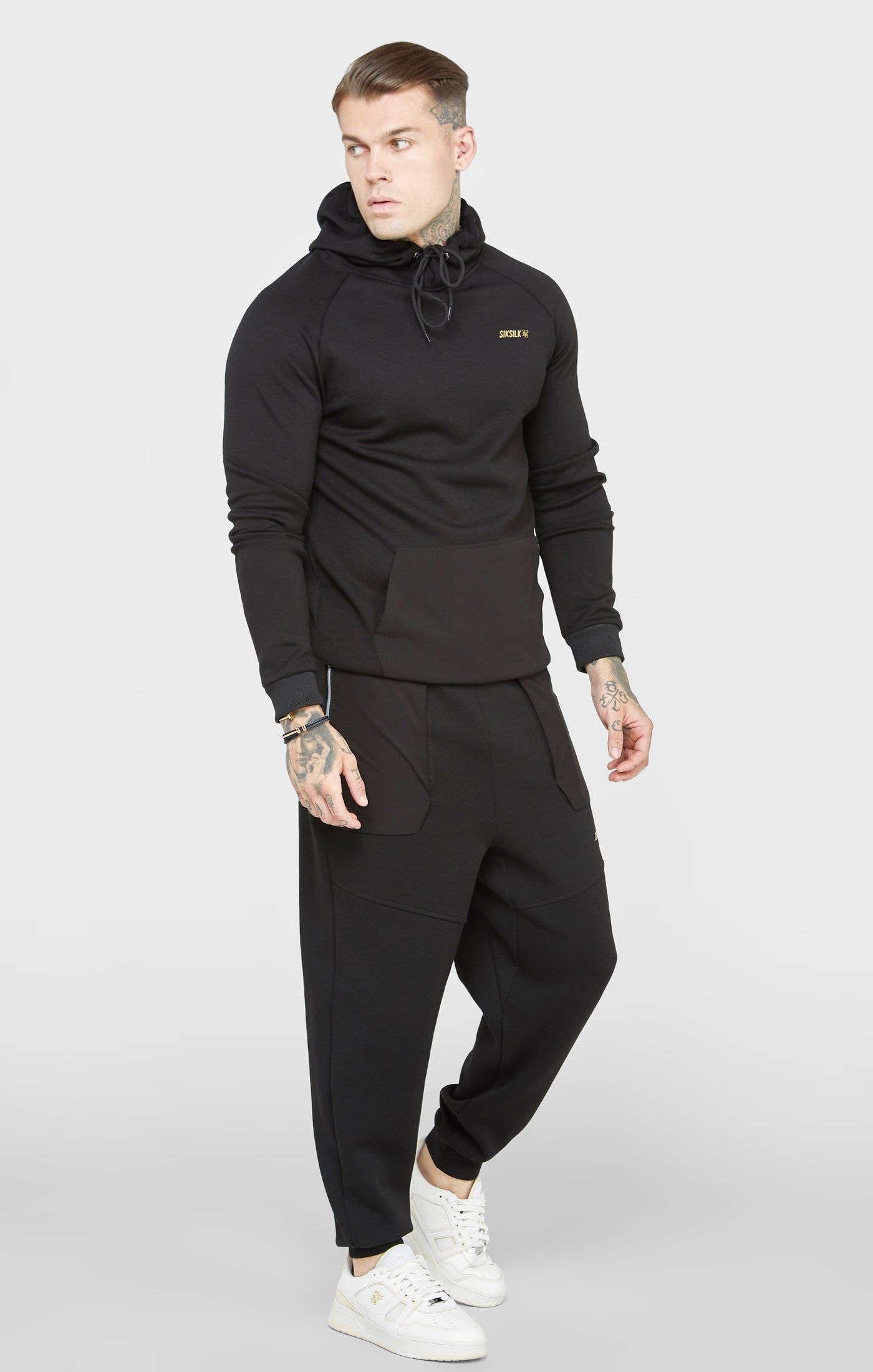 Black Sports Hoodie sold by Siksilk product image thumbnail 4