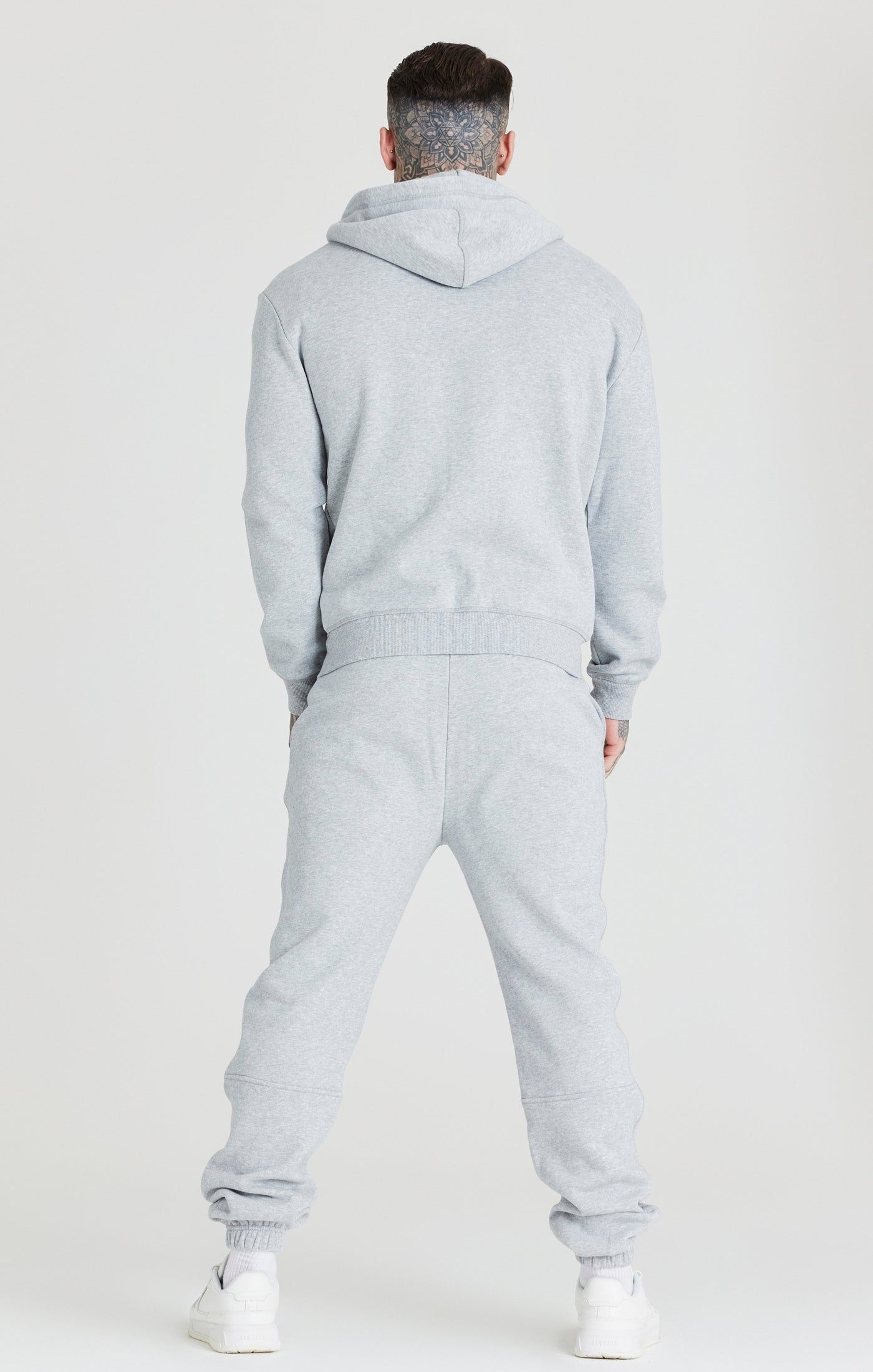 Grey Foundation Zip Through Hoodie sold by Siksilk product image thumbnail 5