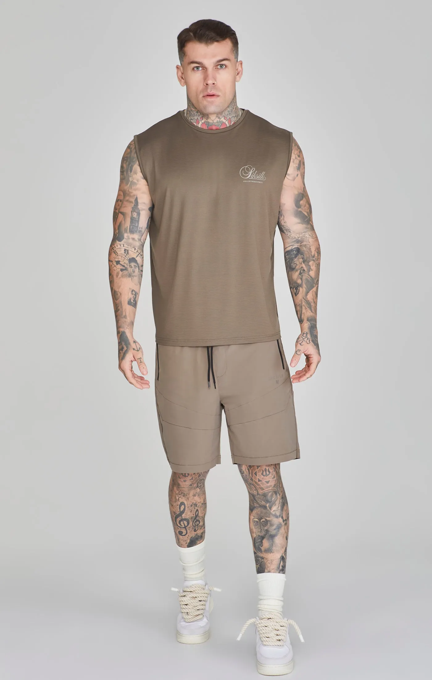 Brown Cargo Shorts sold by Siksilk product image thumbnail 2