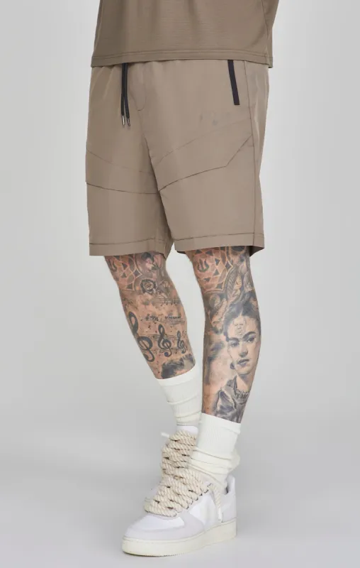 Brown Cargo Shorts sold by Siksilk