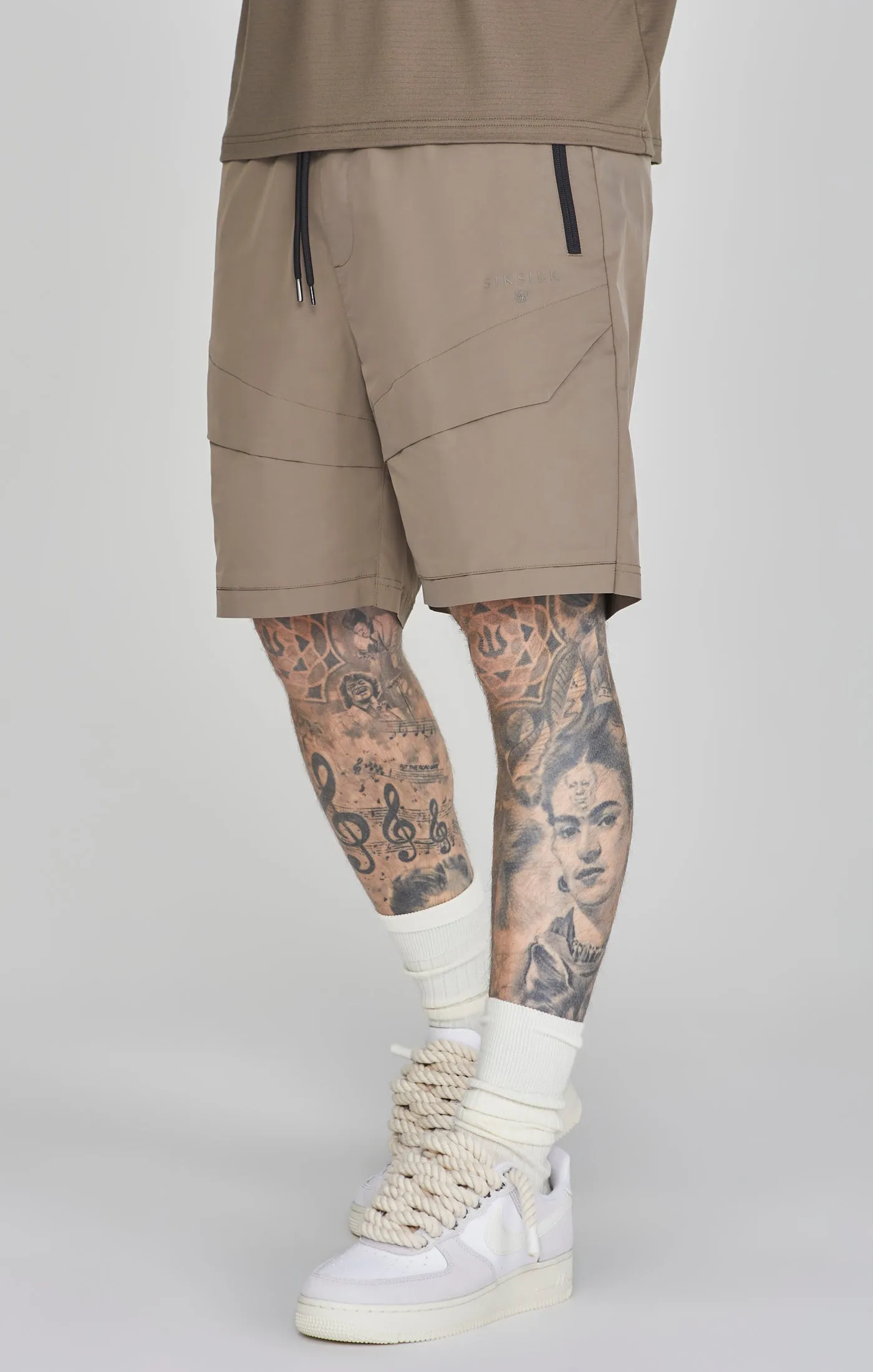 Brown Cargo Shorts sold by Siksilk