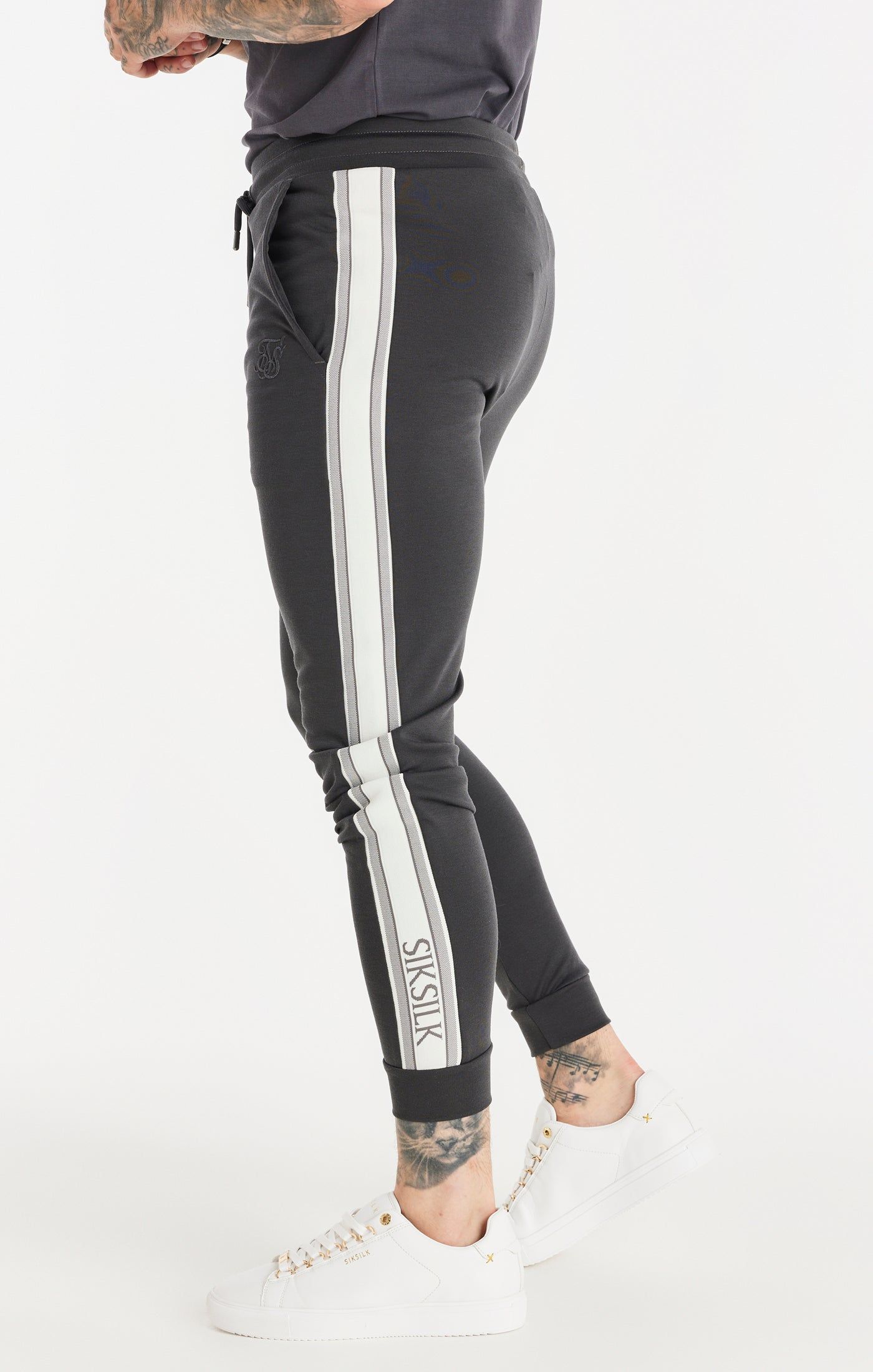 SikSilk Elevate Tape Pants - Grey sold by Siksilk product image thumbnail 2