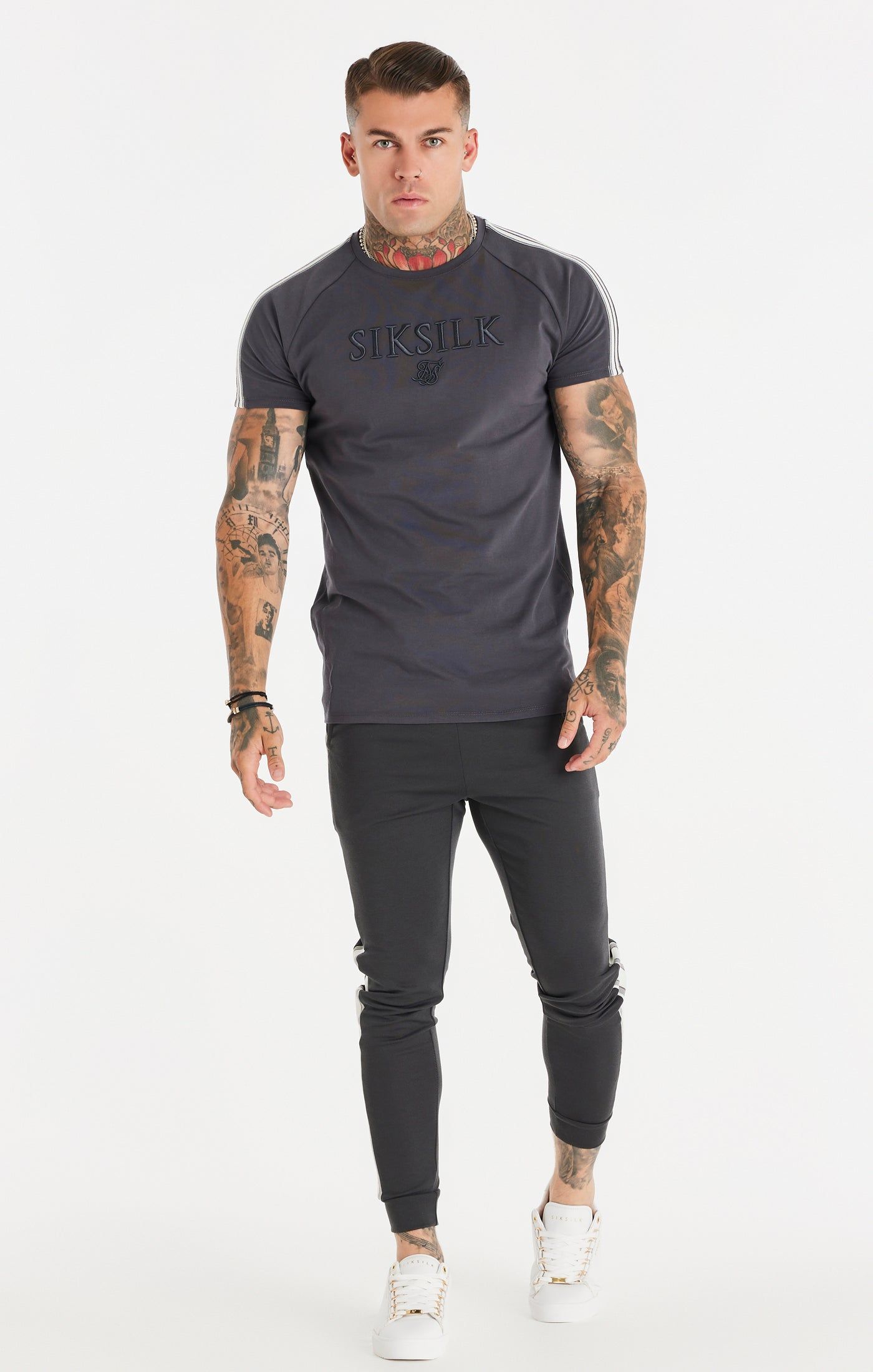 SikSilk Elevate Tape Pants - Grey sold by Siksilk product image thumbnail 6