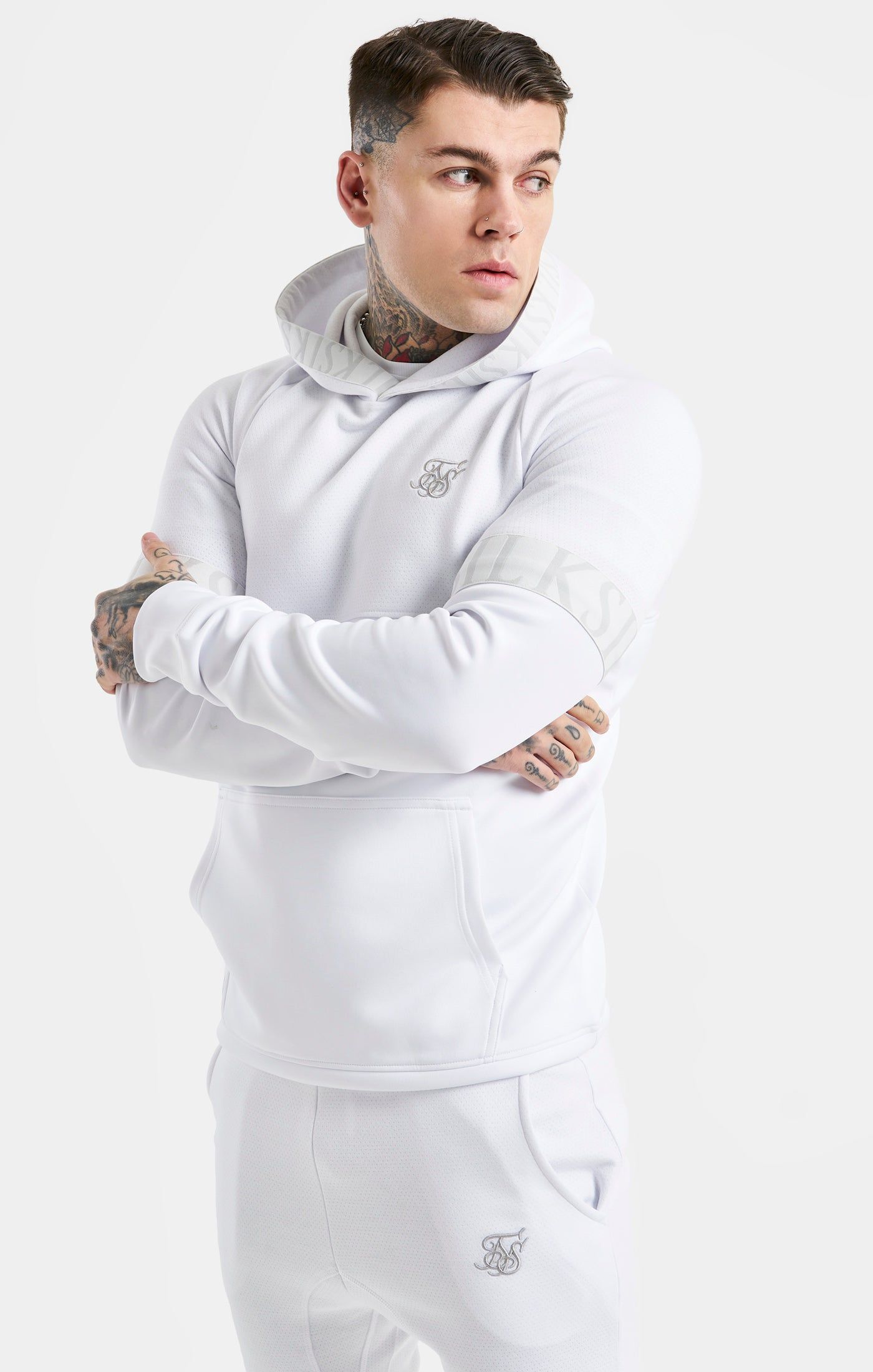 SikSilk Dynamic Overhead Hoodie - White sold by Siksilk product image thumbnail 6