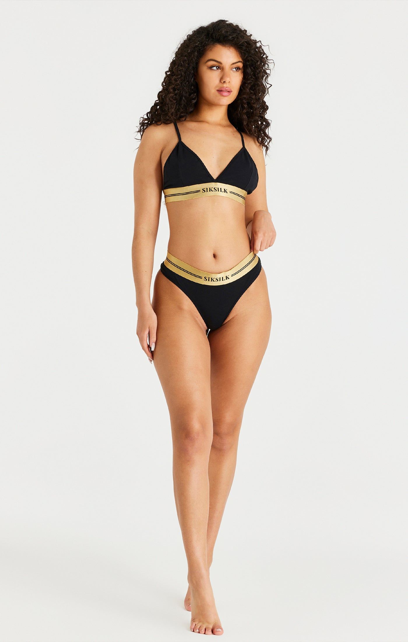 Black Triangle Bralette sold by Siksilk product image thumbnail 3