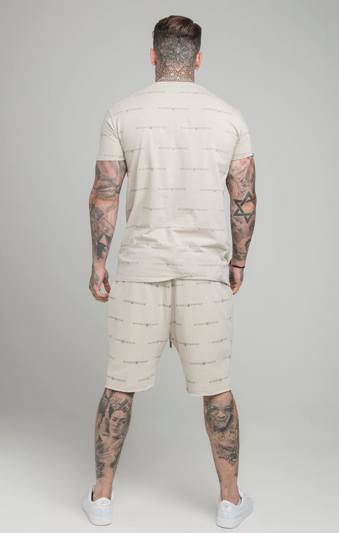 Beige Reflect Print Short sold by Siksilk product image thumbnail 7