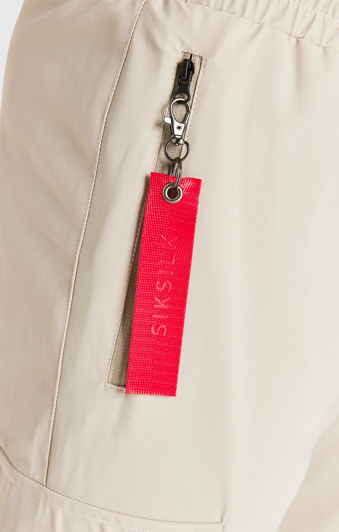 Beige Tech Cargo Pant sold by Siksilk product image thumbnail 4
