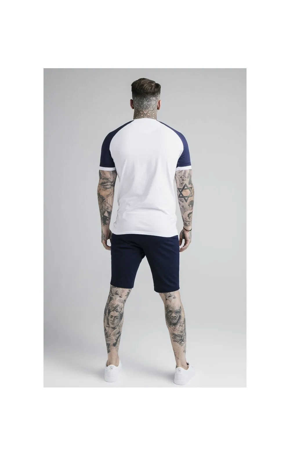 SikSilk Raglan Tech Tee - White sold by Siksilk product image thumbnail 4
