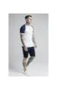 SikSilk Raglan Tech Tee - White sold by Siksilk