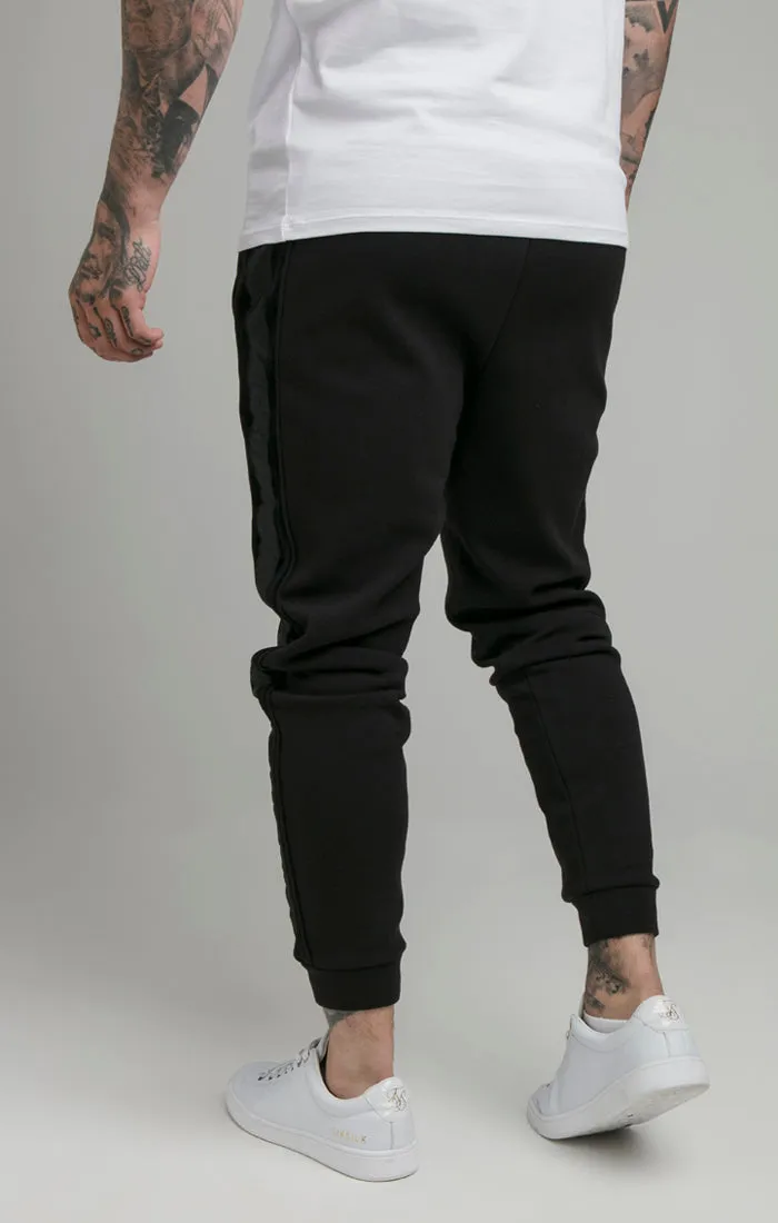 Black Opulent Taped Cuffed Pant sold by Siksilk product image thumbnail 5