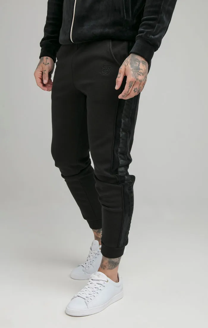 Black Opulent Taped Cuffed Pant sold by Siksilk product image thumbnail 4