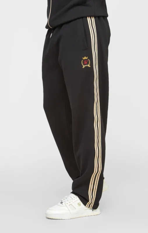 Black Crest Loose Fit Pant made by Siksilk