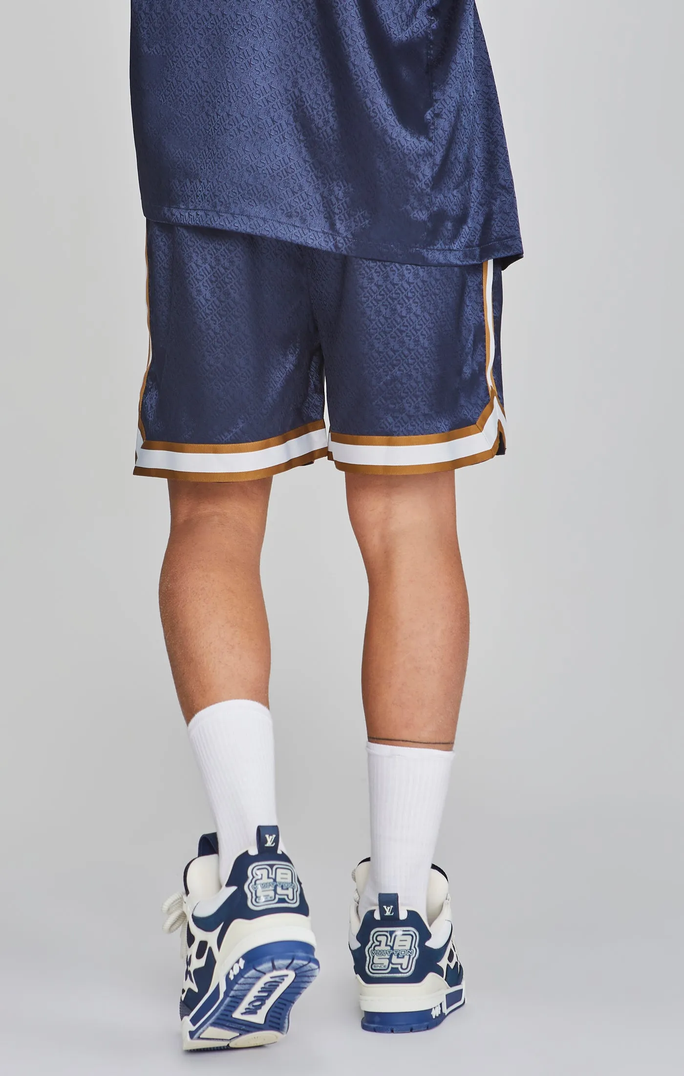 Navy Resort Shorts sold by Siksilk product image thumbnail 4