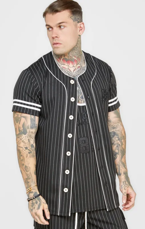 Black Baseball Jersey sold by Siksilk