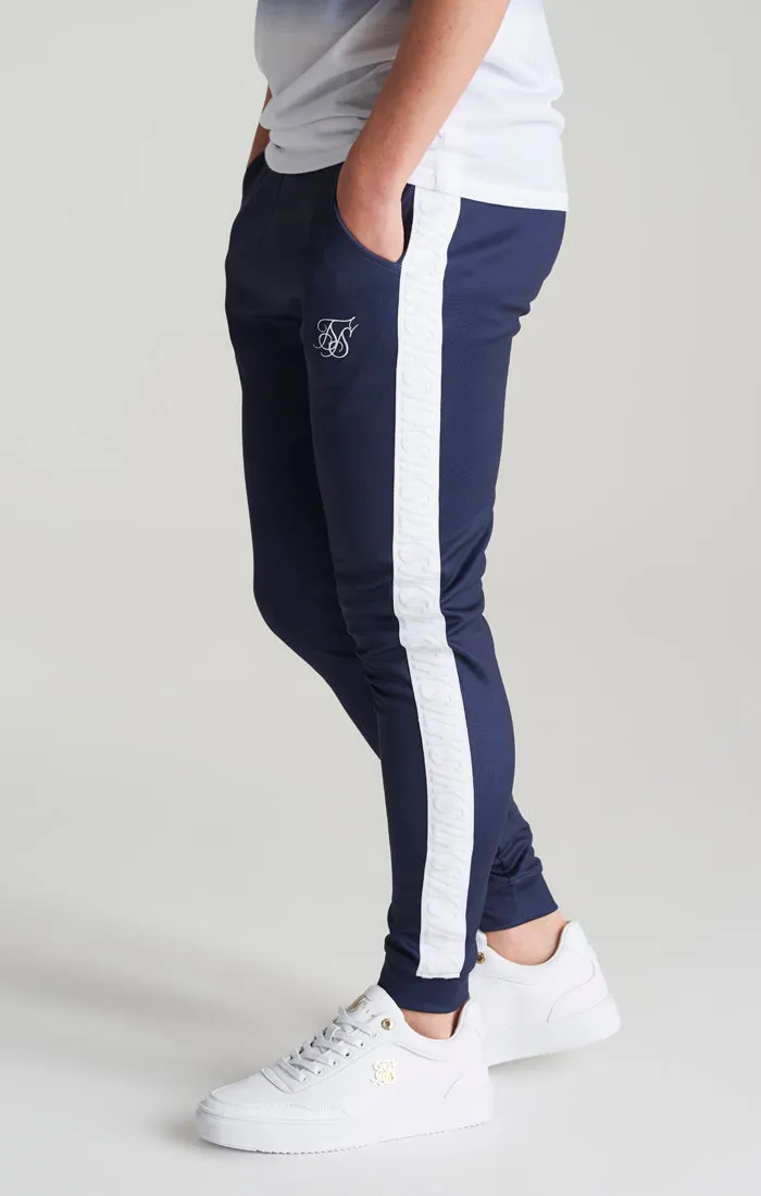 Boys Navy Taped Jogger sold by Siksilk