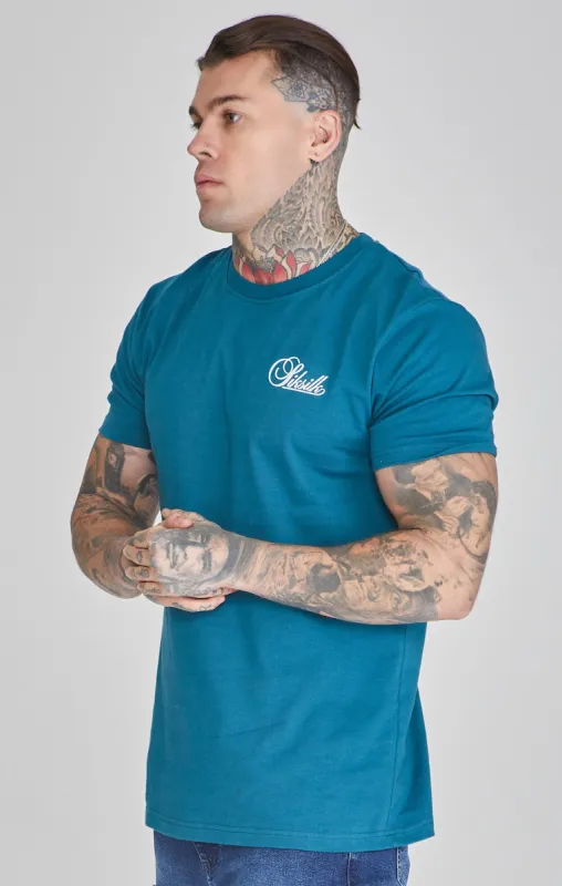 Blue Relaxed Fit T-Shirt sold by Siksilk