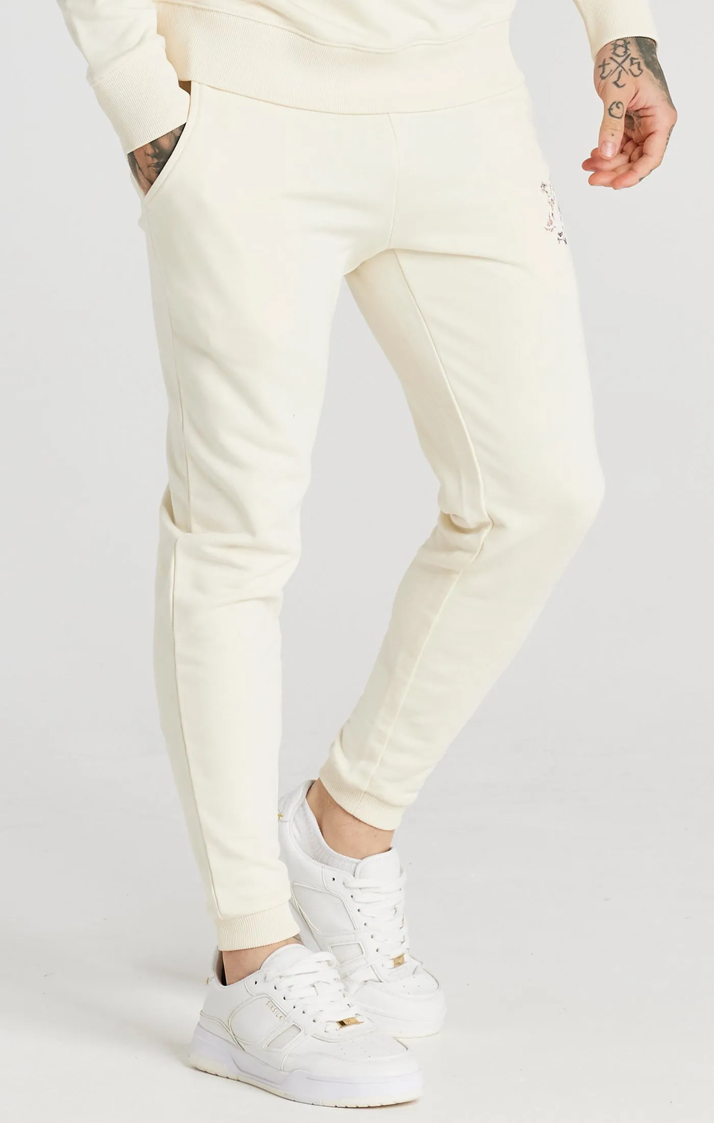 Ecru Faded Floral Jogger sold by Siksilk product image thumbnail 3