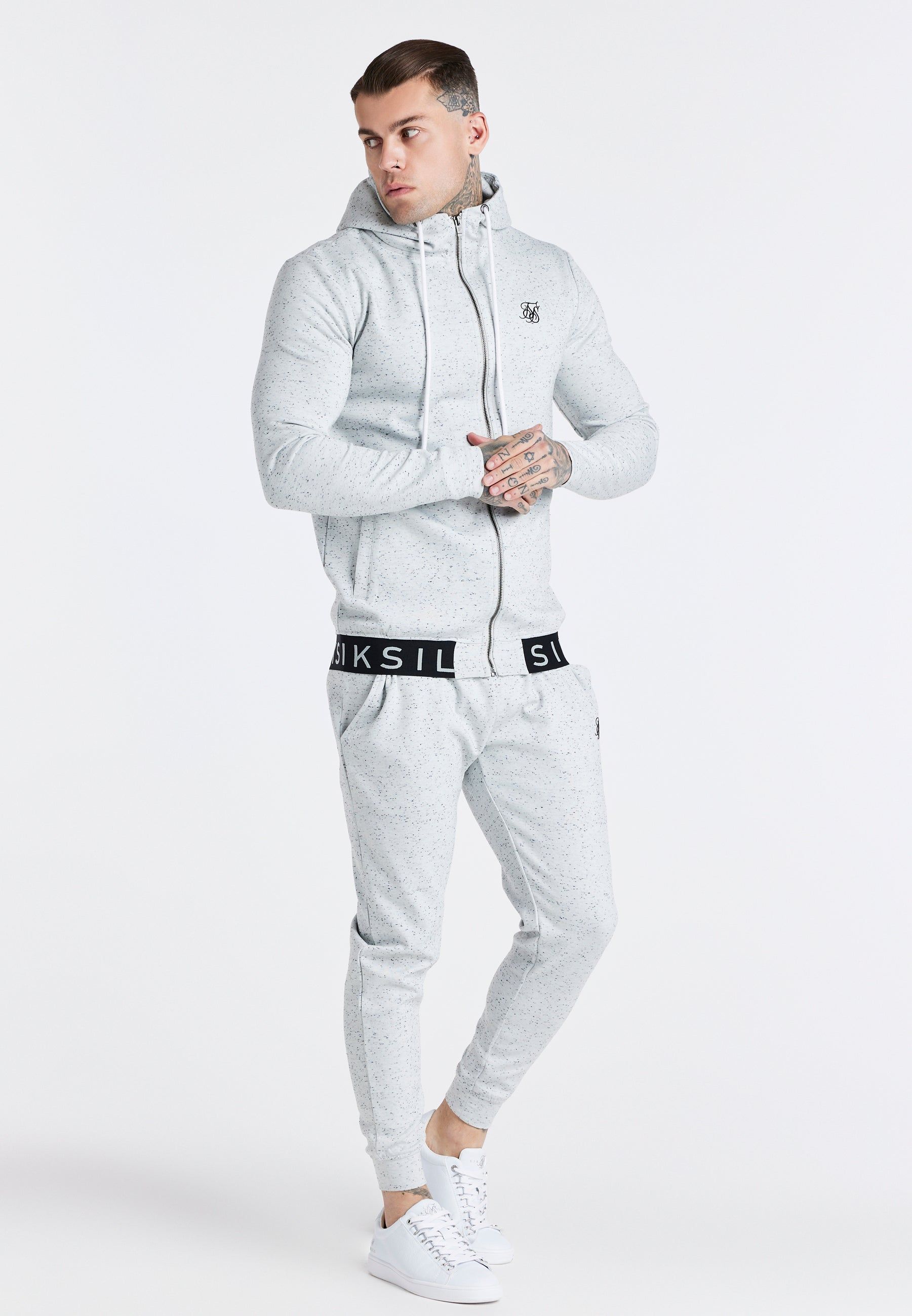 Grey Neps Jogger sold by Siksilk product image thumbnail 3