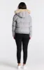 SikSilk Core Cropped Parka - Grey Marl sold by Siksilk