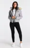 SikSilk Core Cropped Parka - Grey Marl sold by Siksilk
