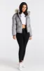 SikSilk Core Cropped Parka - Grey Marl sold by Siksilk