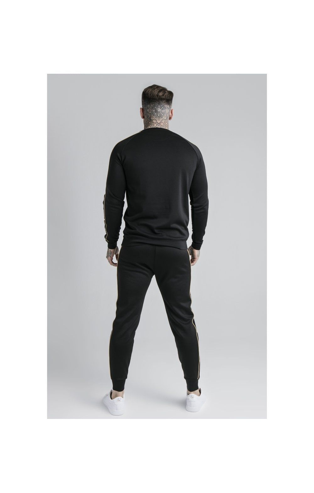 SikSilk L/S Astro Crew Sweat - Black & Gold sold by Siksilk product image thumbnail 4