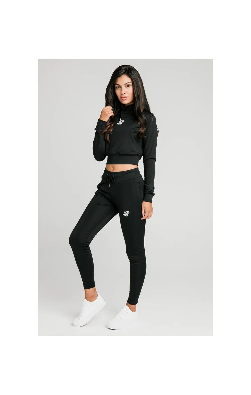 Black Essential Track Pant sold by Siksilk product image thumbnail 4