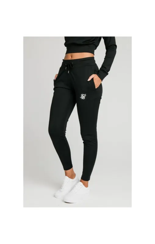 Black Essential Track Pant sold by Siksilk