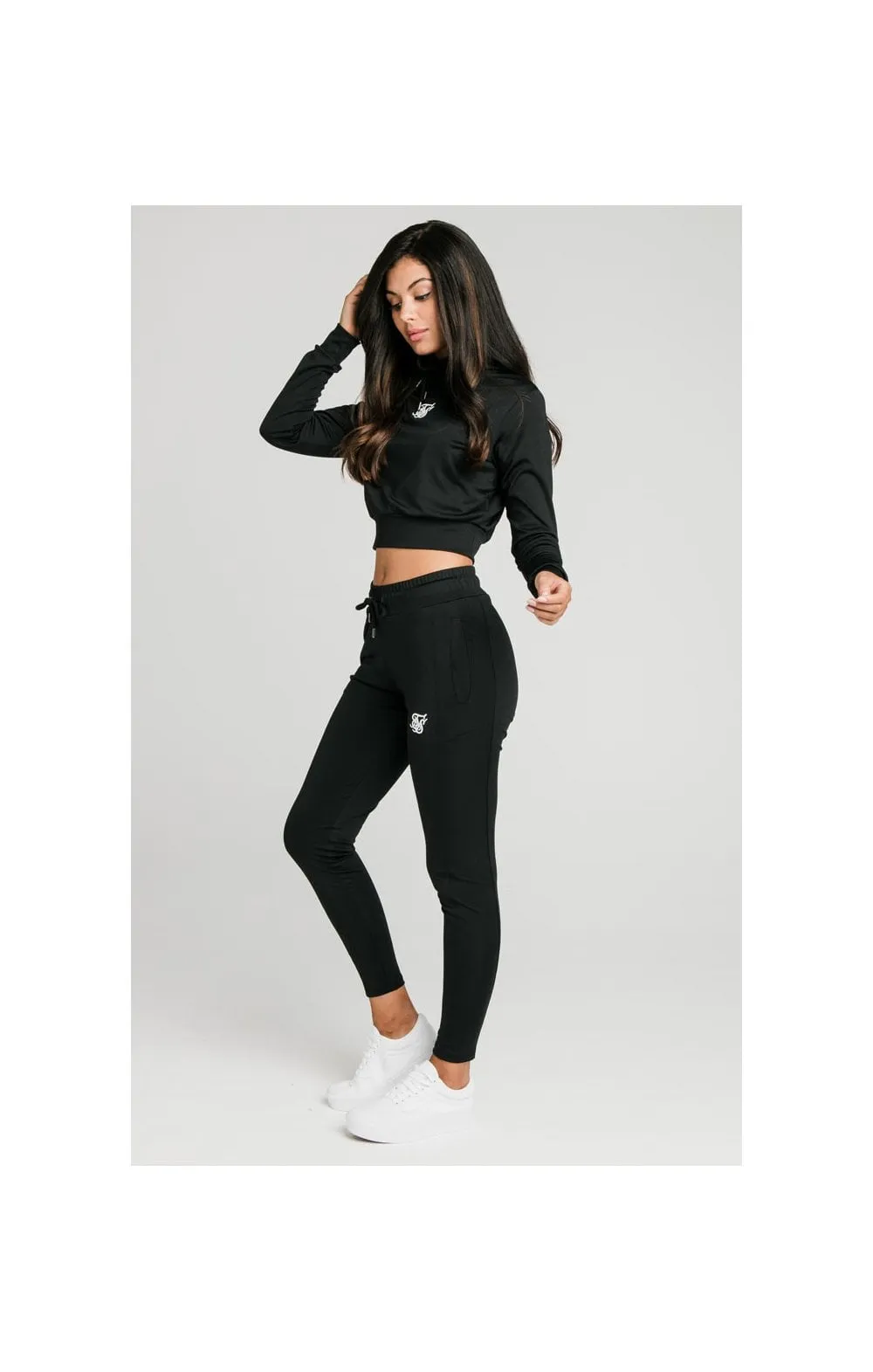 Black Essential Track Pant sold by Siksilk product image thumbnail 3