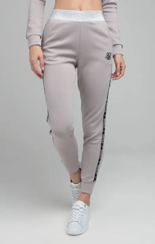 SikSilk Glint Track Pants - Grey sold by Siksilk