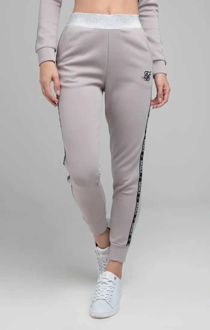 SikSilk Glint Track Pants - Grey sold by Siksilk
