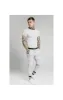 SikSilk Straight Hem Gym Tee - Grey,Black & Gold sold by Siksilk