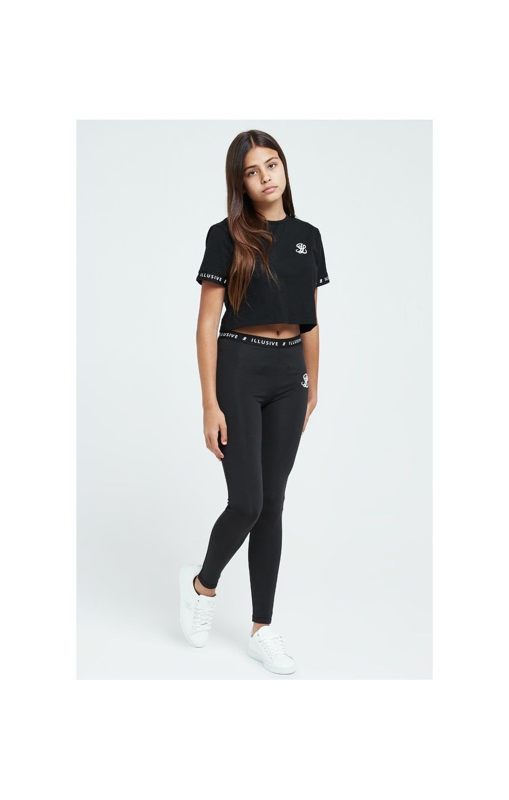 Illusive London Core Crop Tee - Black sold by Siksilk product image thumbnail 4
