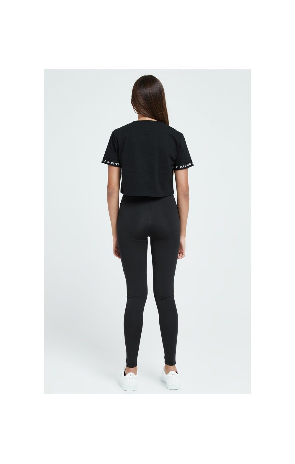 Illusive London Core Crop Tee - Black sold by Siksilk product image thumbnail 6
