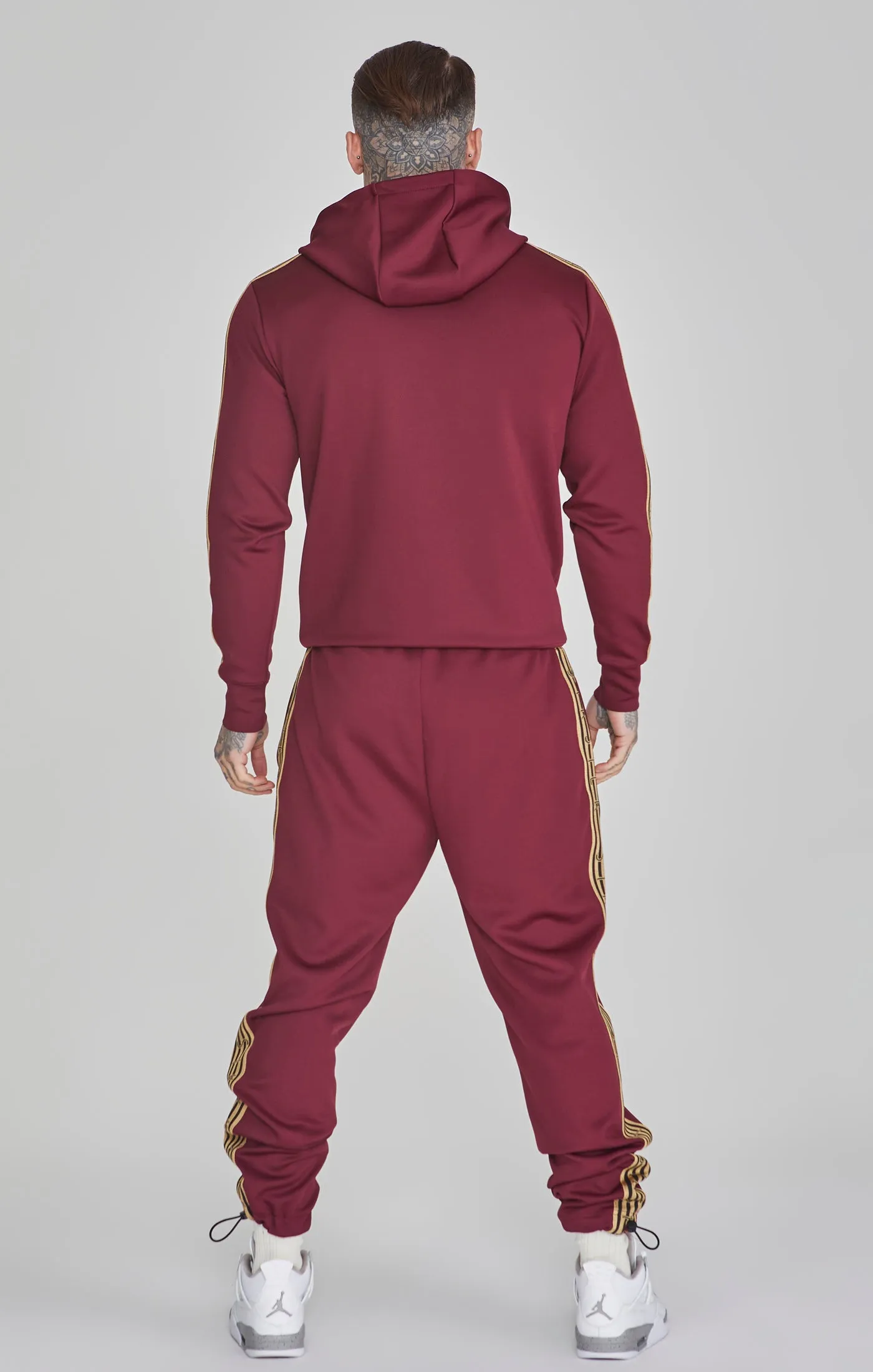 Burgundy Joggers sold by Siksilk product image thumbnail 5