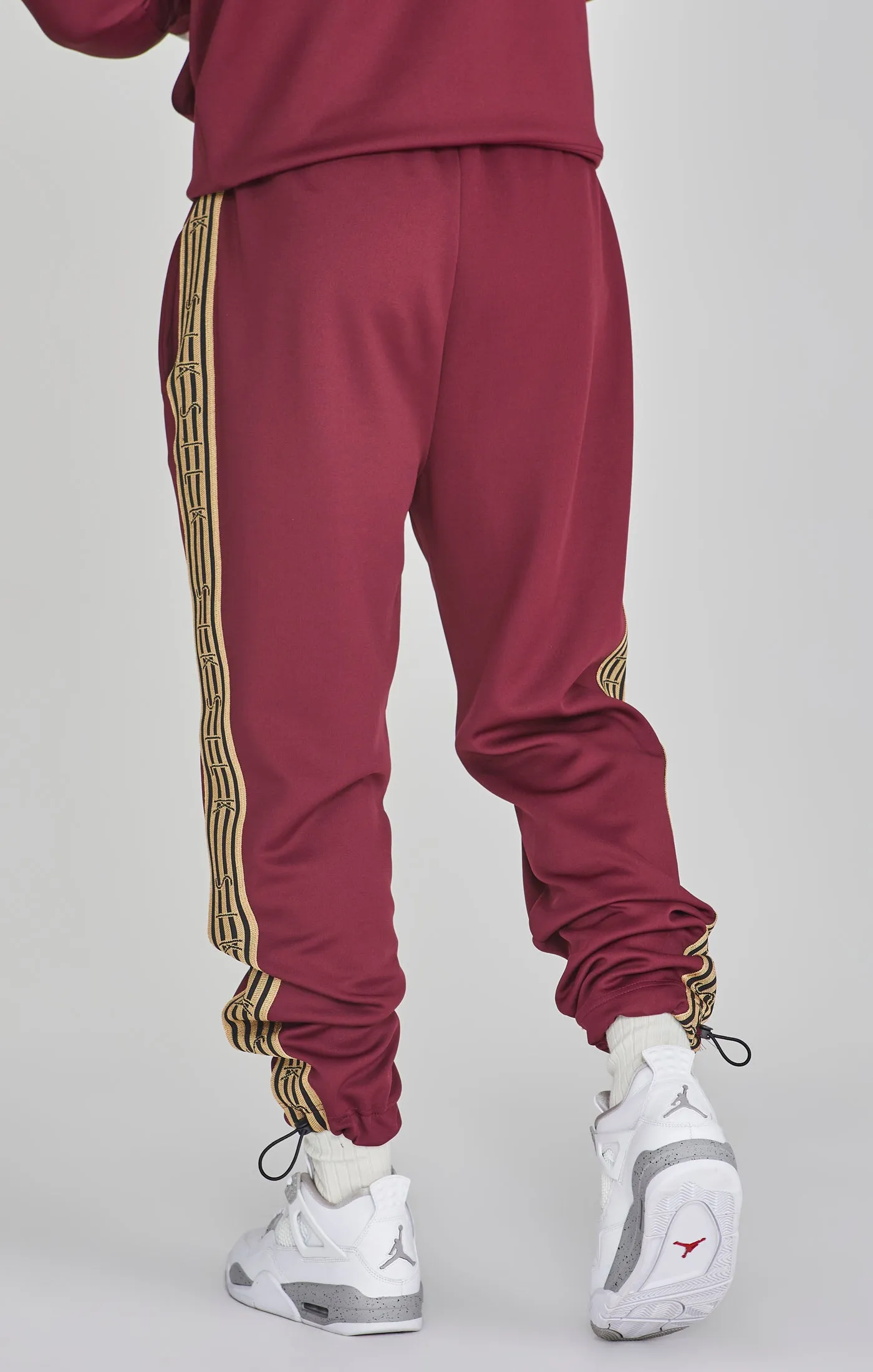 Burgundy Joggers sold by Siksilk product image thumbnail 4