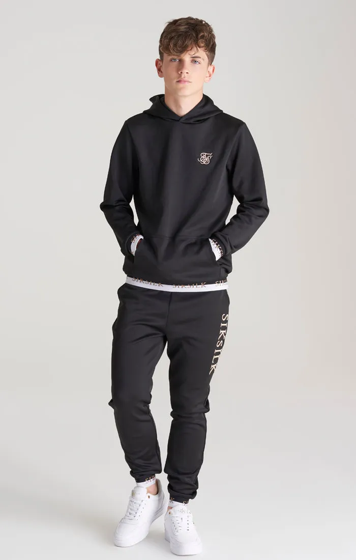 Boys Black Taped Overhead Hoodie sold by Siksilk product image thumbnail 5