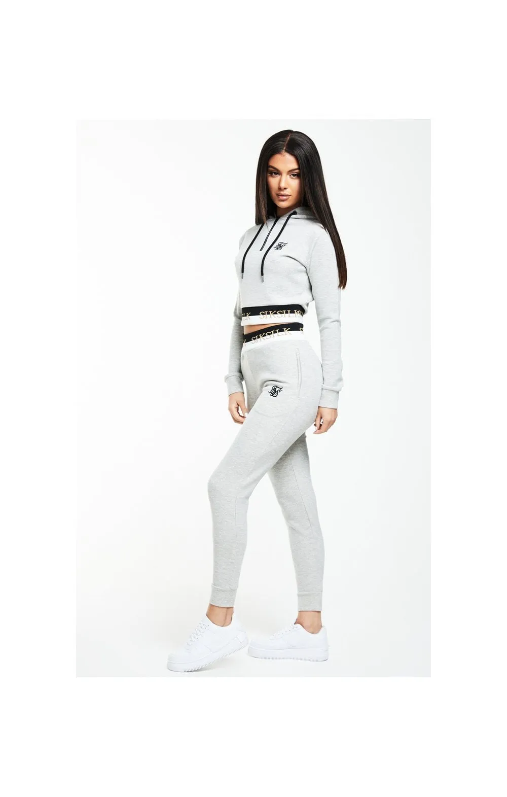 SikSilk Deluxe Track Pants - Grey Marl sold by Siksilk product image thumbnail 5