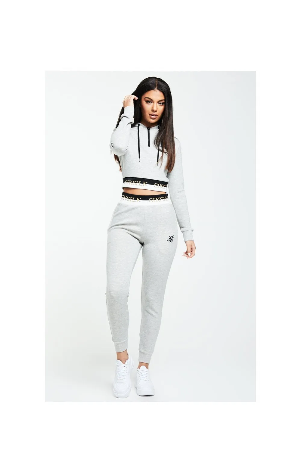SikSilk Deluxe Track Pants - Grey Marl sold by Siksilk product image thumbnail 2