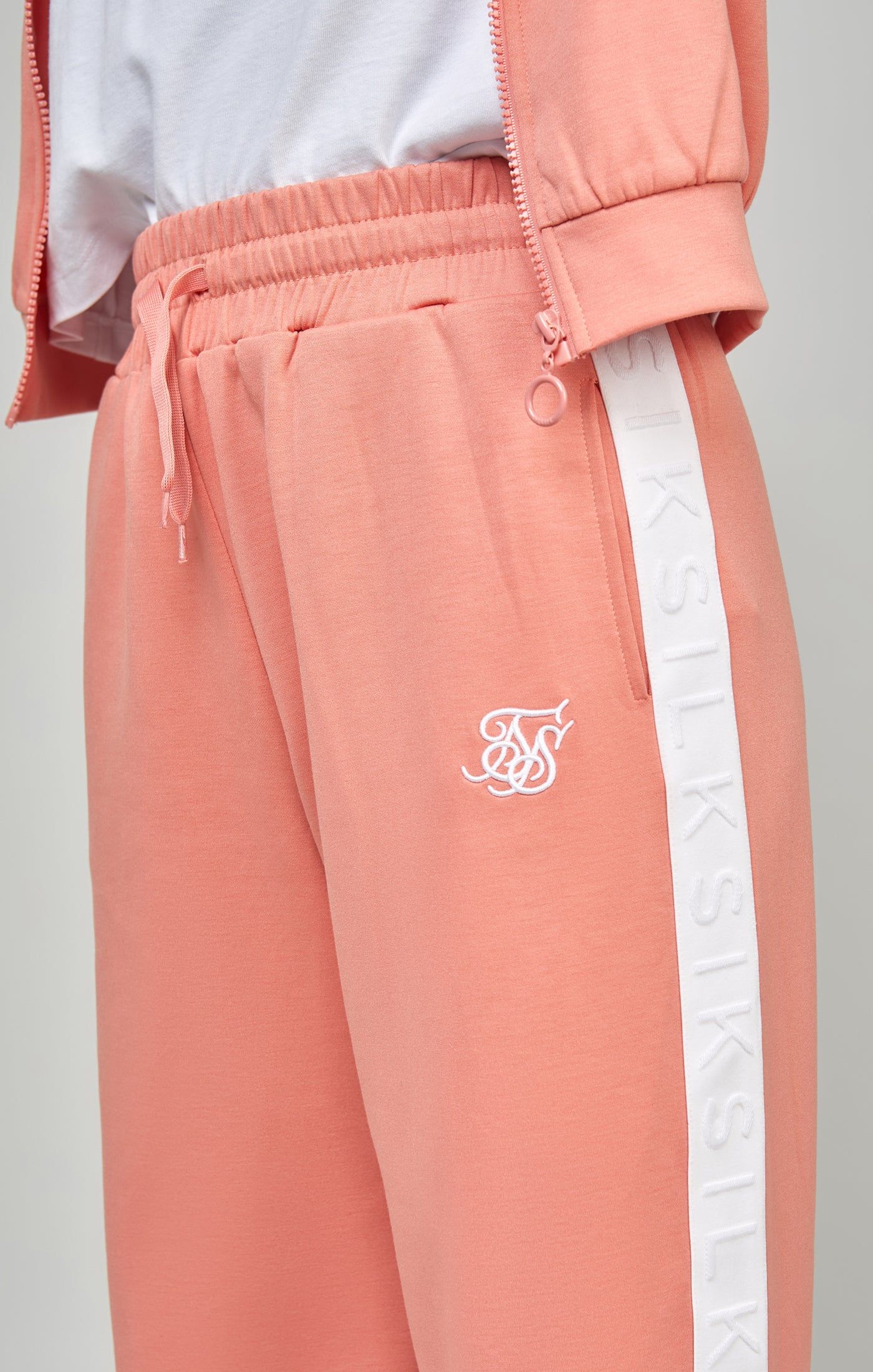 Coral Taped Wide Leg Pant sold by Siksilk product image thumbnail 4