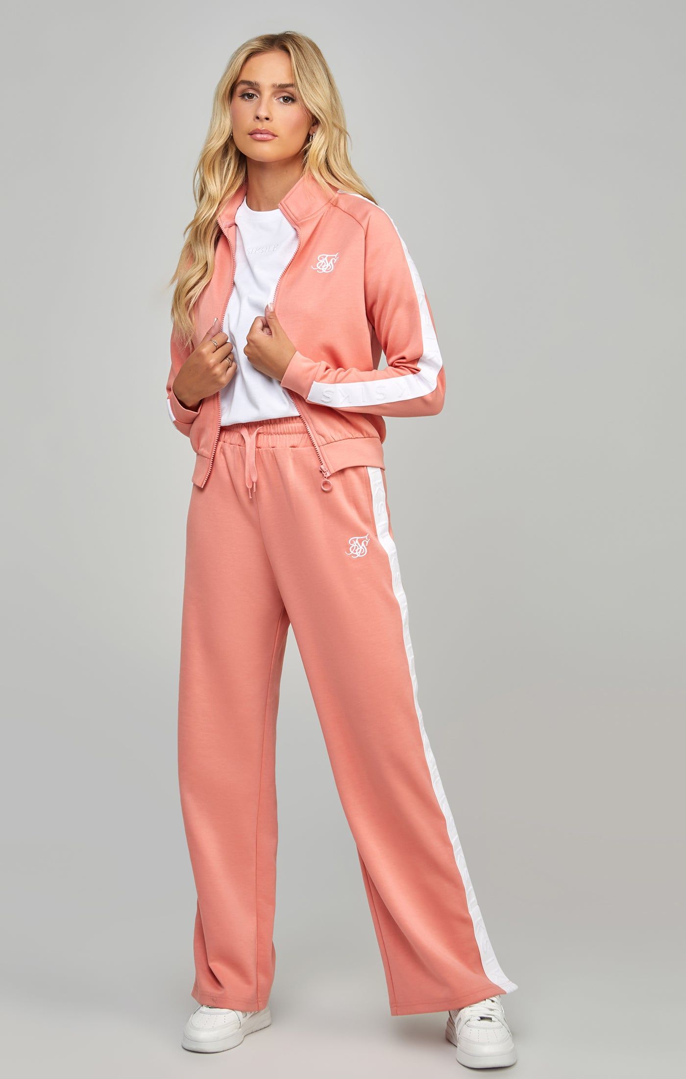 Coral Taped Wide Leg Pant sold by Siksilk product image thumbnail 2