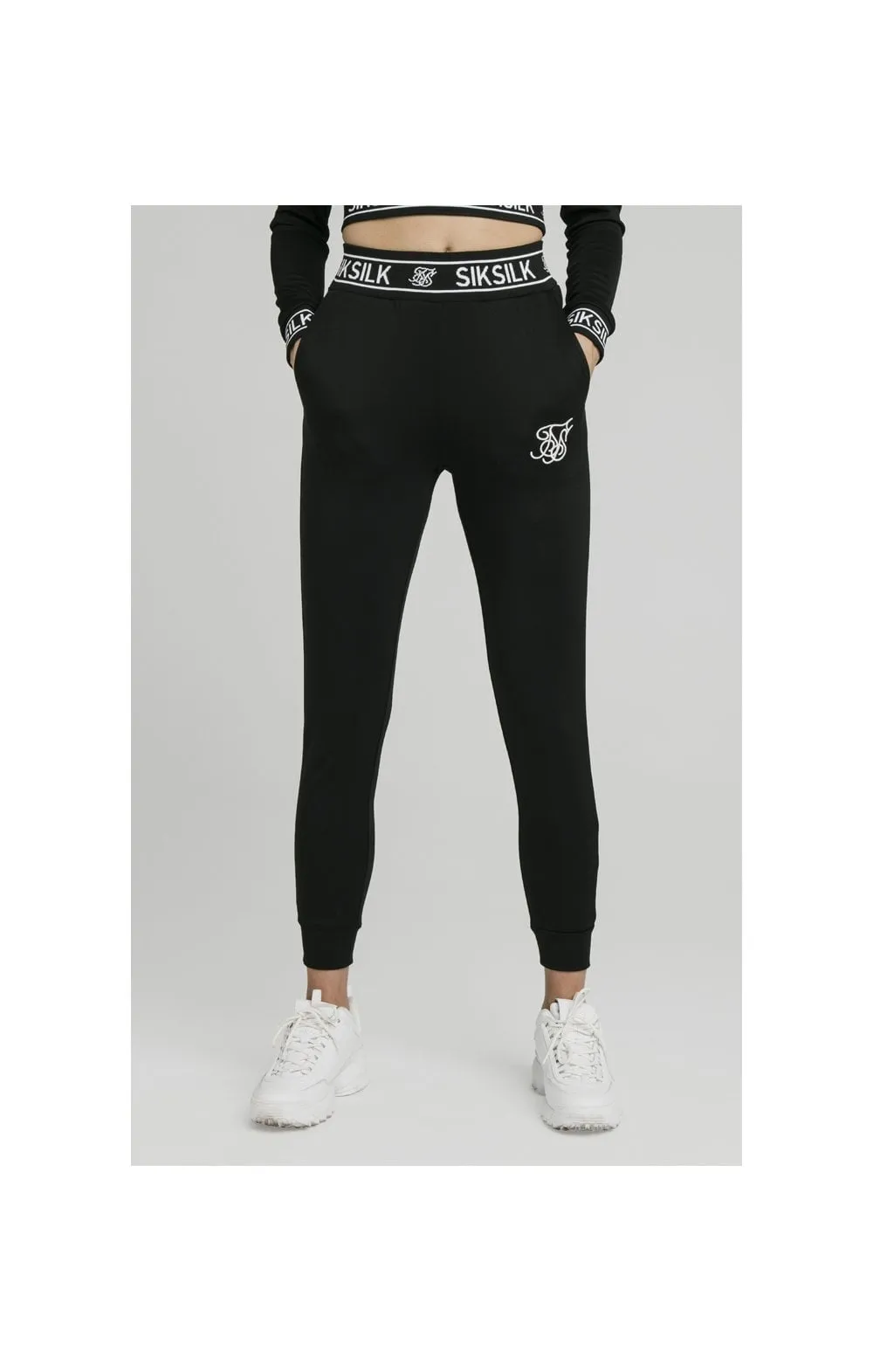 SikSilk Track Pants - Black sold by Siksilk