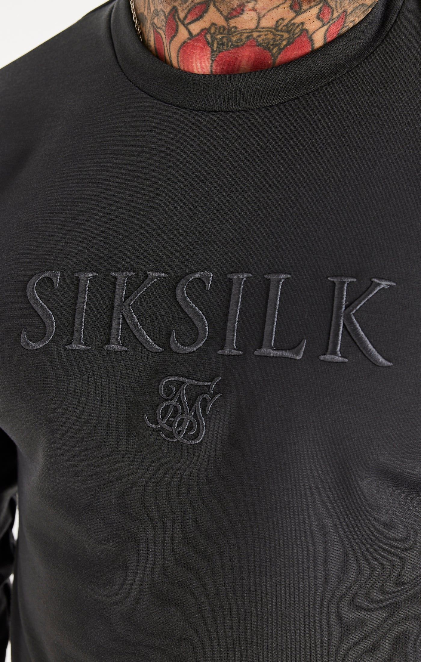 SikSilk Elevate Crew Sweater - Grey sold by Siksilk product image thumbnail 2