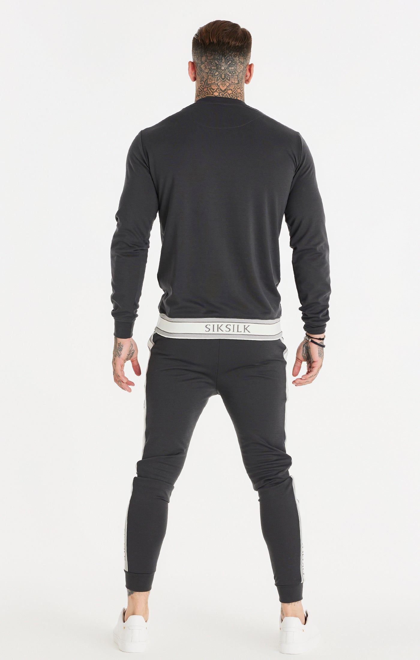 SikSilk Elevate Crew Sweater - Grey sold by Siksilk product image thumbnail 6
