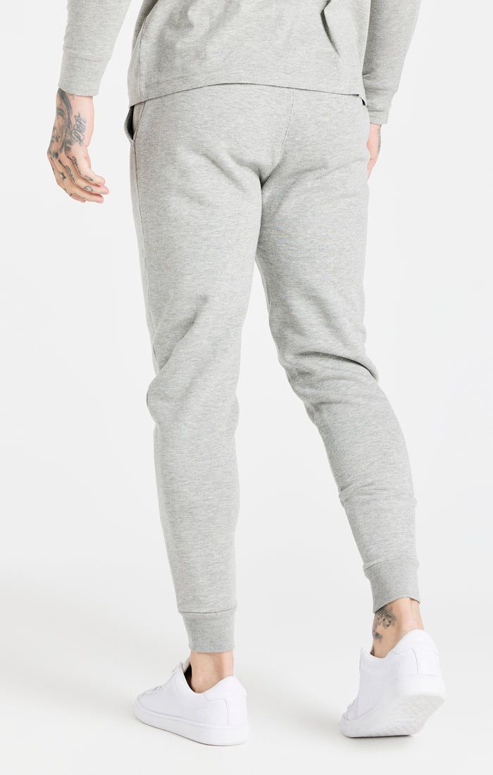 Grey Essential Fitted Jogger sold by Siksilk product image thumbnail 4