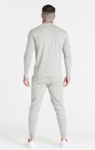 Grey Essential Fitted Jogger sold by Siksilk