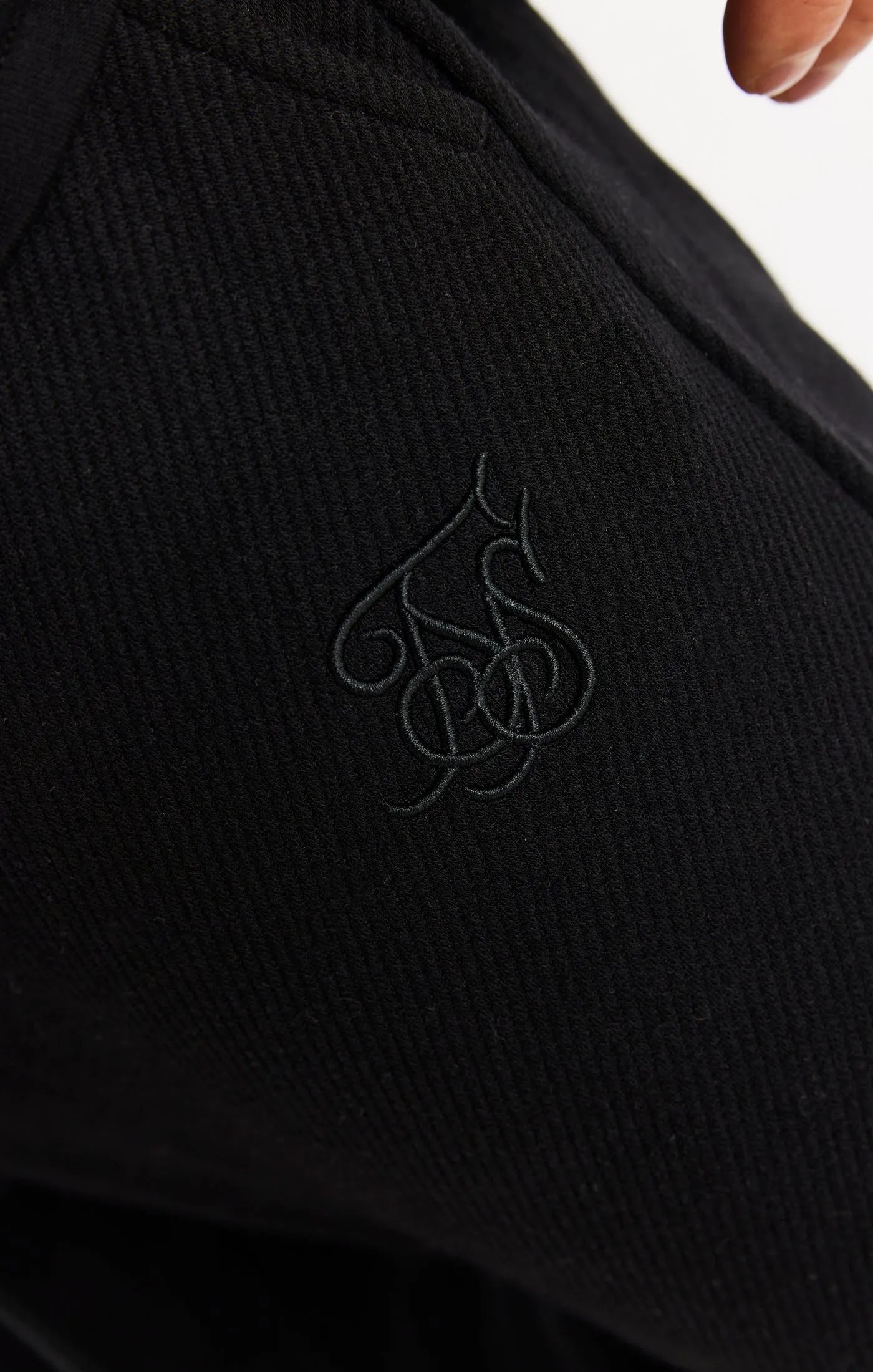 SikSilk Elite Textured Relaxed Joggers - Black sold by Siksilk product image thumbnail 4